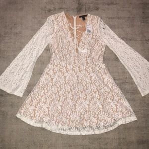 Lace White Dress